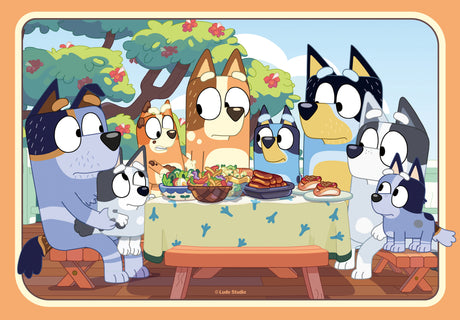 Palapeli 2 x 24 palaa Bluey