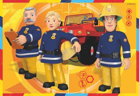 Palapeli 2x12 palaaFireman Sam In Action