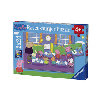 Palapeli 2x24 palaa Pipsa Possu - Peppa Pig