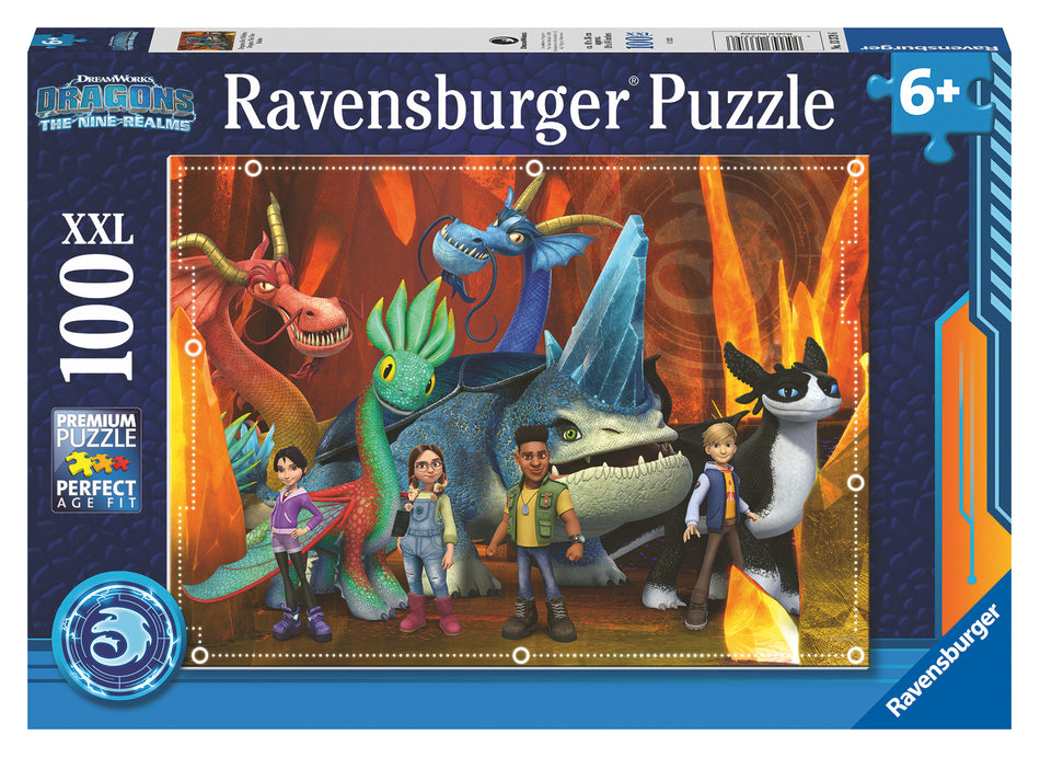 Valokuva tuotteesta Palapeli 100 palaa How To Train Your Dragons, kuuluu tuoteryhmään Palapelit.