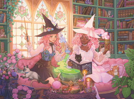 Palapeli 200 palaa Enchanting Library