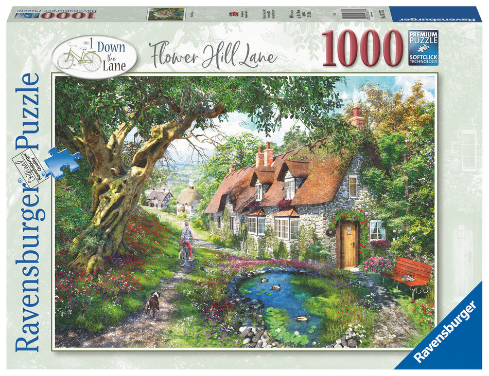 Valokuva tuotteesta Palapeli 1000 palaa Flower Hill Lane, kuuluu tuoteryhmään Palapelit.