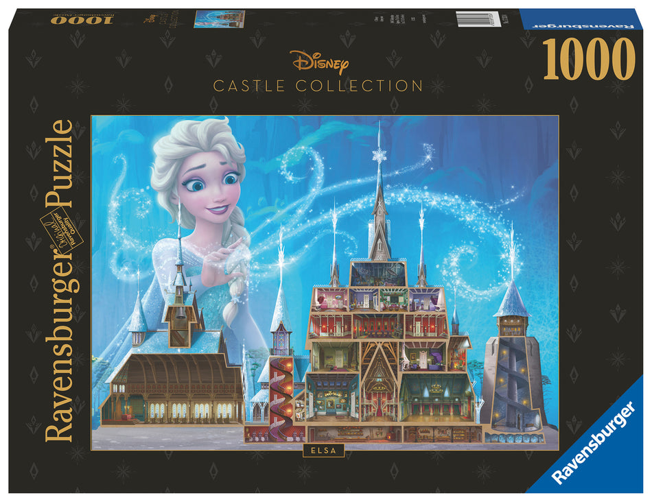 Valokuva tuotteesta Palapeli 1000 palaa Disney Castles Elsa, kuuluu tuoteryhmään Palapelit.