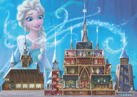 Palapeli 1000 palaa Disney Castles Elsa