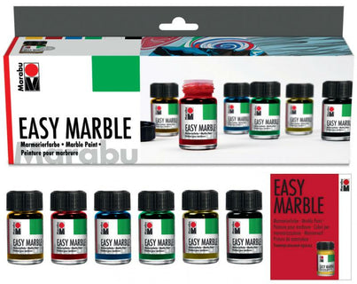 Marmorointipakkaus 6 x 15 ml Marabu
