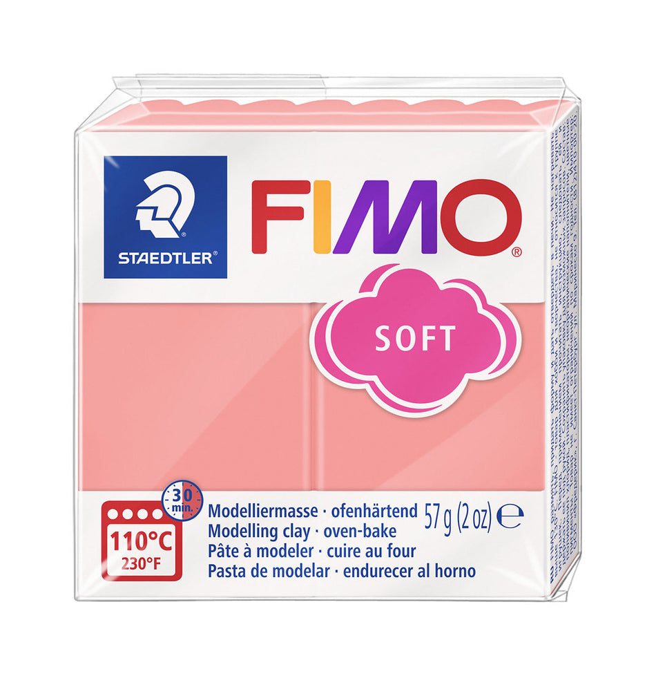 Valokuva tuotteesta Muovailumassa Fimo Soft verigreippi, kuuluu tuoteryhmään Askartelutarvikkeet.