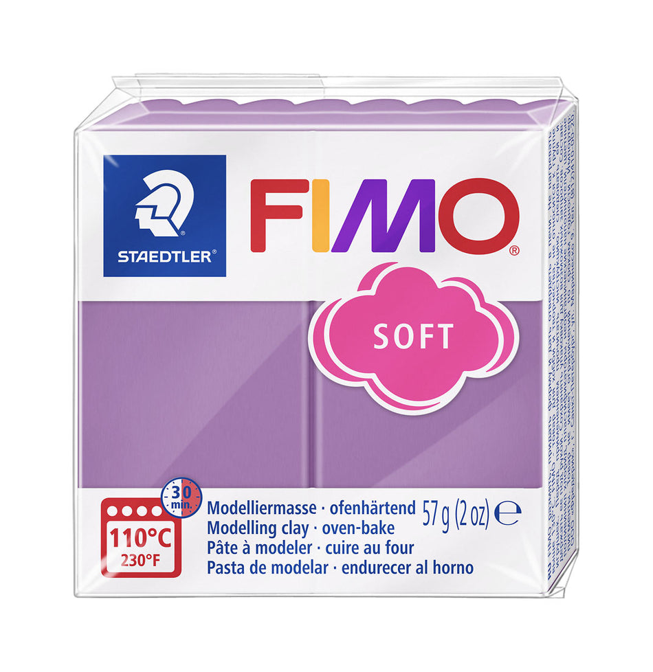 Valokuva tuotteesta Muovailumassa Fimo Soft mustikka, kuuluu tuoteryhmään Askartelutarvikkeet.