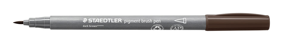 Valokuva tuotteesta Sivellinkynä Staedtler Pigment Arts tummanruskea, kuuluu tuoteryhmään Taidetarvikkeet.