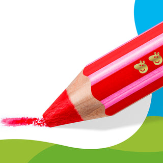 Puuvärikynä 6kpl Pipsa Possu Staedtler Noris Junior 3-in-1