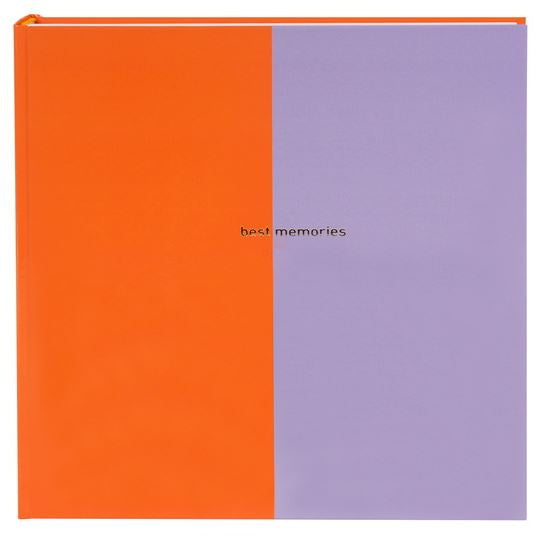 Valokuva tuotteesta Valokuva-albumi Goldbuch Coloration 30x31/60s. oranssi-liila, kuuluu tuoteryhmään Albumit ja keräily.