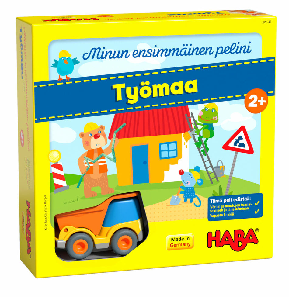 Valokuva tuotteesta Minun ensimmäinen pelini - Työmaa, kuuluu tuoteryhmään Lautapelit.