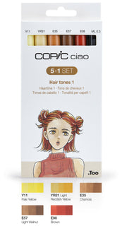 Huopakynä Copic Ciao 5+1 kpl Hair1