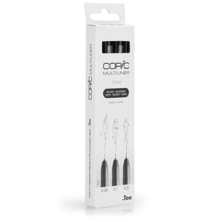 Kuitukärkikynä Copic Multiliner 3kpl, fine