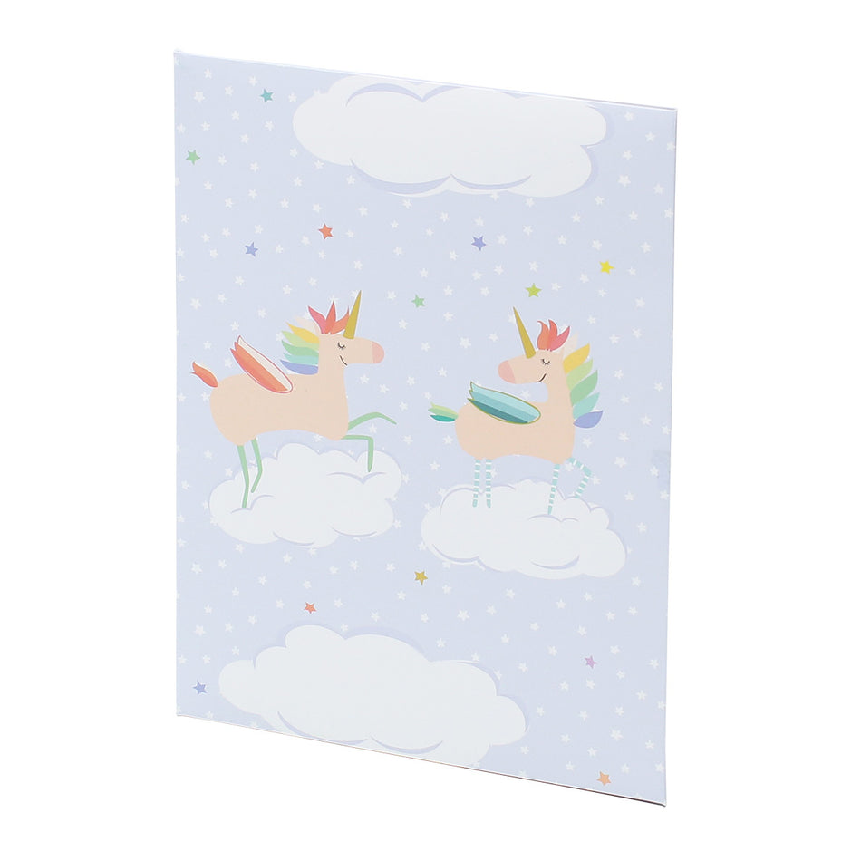 Valokuva tuotteesta Kirjepaperisetti 10+10 Lila yksisarvinen Rössler, kuuluu tuoteryhmään Kirjepaperisetit.