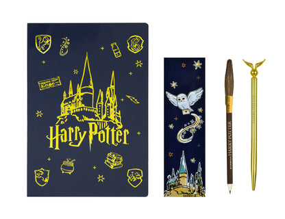 Viisiosainen Harry Potter -lahjasetti kirjaboksissa