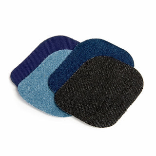 Farkkupaikkasetti 6x8cm 4 väriä x 2kpl Prym