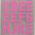 Tuotteen Tarra-arkki 4 kpl kirjaimet pinkki Rico Design pikkukuva 1