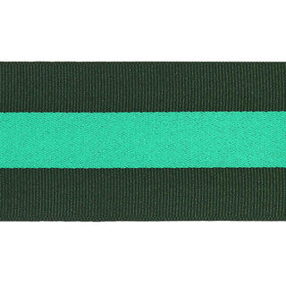 Koristenauha 58 mm x 3 m kaksoisraidat vihreä Rico Design