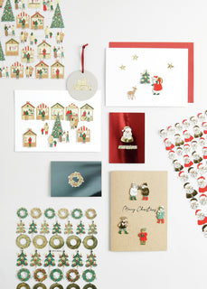 Kiiltokuvat joulupukki Rico Design