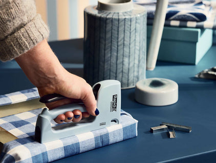 Sinkiläpistooli Rapid R13 Skärgård niittipyssy Vaaleansininen