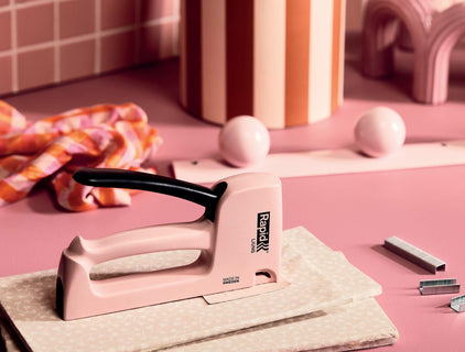 Sinkiläpistooli Rapid R13 Ljung niittipyssy Vaaleanpunainen