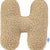Tuotteen Pehmokirjain Lumo Stars Soft Letter H beige, teddy pikkukuva 1