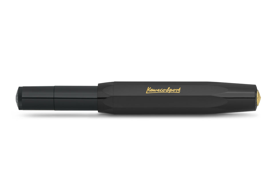 Valokuva tuotteesta Mustekynä Kaweco Classic Sport EF Black, kuuluu tuoteryhmään Lahjakynät.