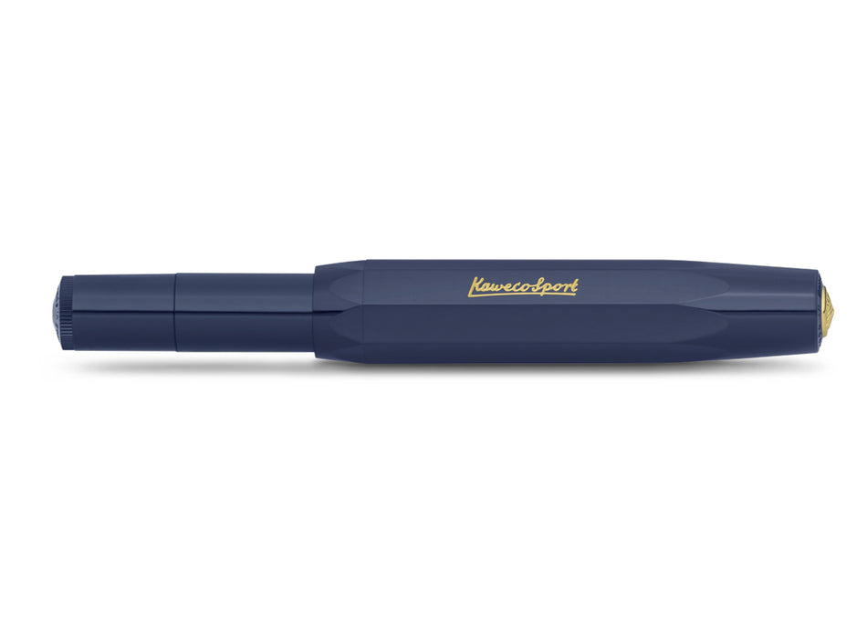 Valokuva tuotteesta Mustekynä Kaweco Classic Sport F Navy, kuuluu tuoteryhmään Lahjakynät.