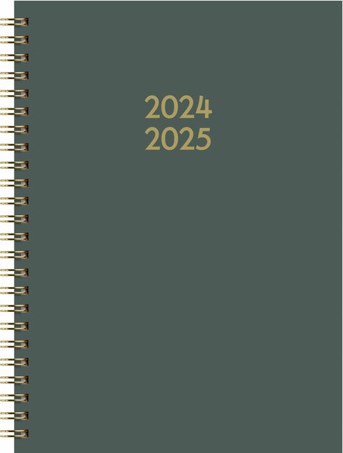 Basic Senator A6 2024-2025 vihreä SKK (lukuvuosikalenteri)