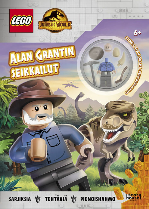 Lego Jurassic World Alan Grantin seikkailut puuhakirja