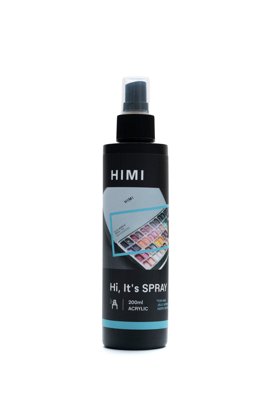 Valokuva tuotteesta Akryylisuihke 200 ml HIMI StayWet Spray, kuuluu tuoteryhmään Taidetarvikkeet.