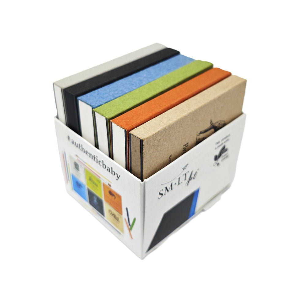 Valokuva tuotteesta Luonnoskirja 6 kpl 9 x9 cm SMLT Baby book, kuuluu tuoteryhmään Taidetarvikkeet.