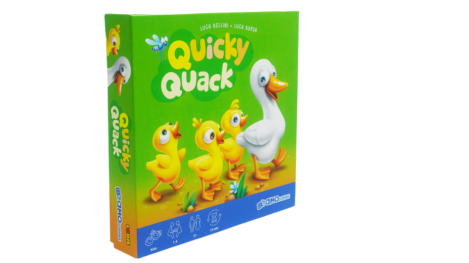 Valokuva tuotteesta Lautapeli Quicky Quack Amo Games, kuuluu tuoteryhmään Lautapelit.
