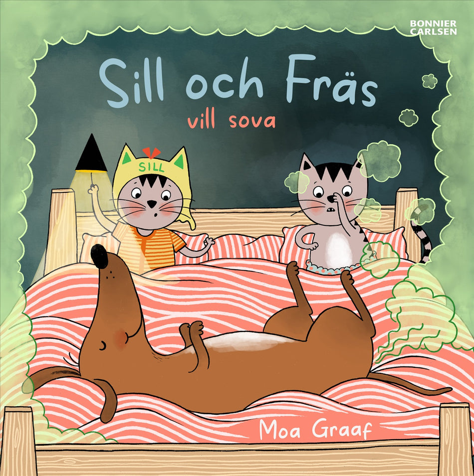 Valokuva kirjasta Moa Graaf Sill och Fräs vill sova, kuuluu tuoteryhmään Ruots lapset nuoret ja sarjakuvat.