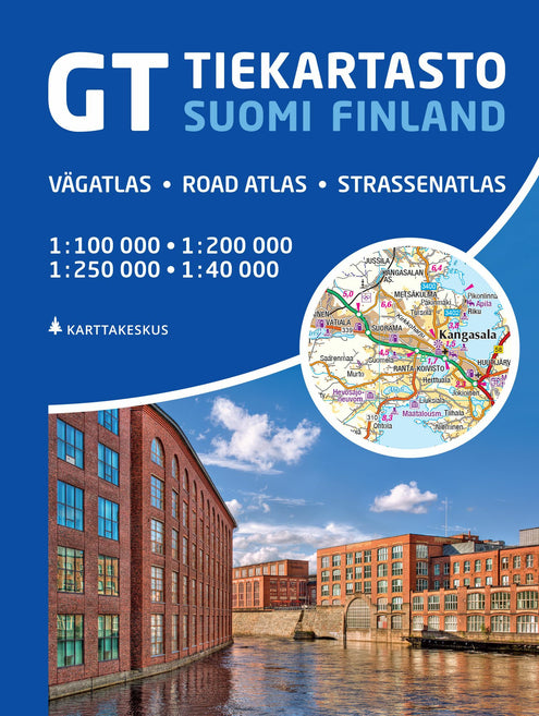 GT Tiekartasto Suomi Finland 1:250 000 / 1:200 000 / 1:100 000 / 1:40 000