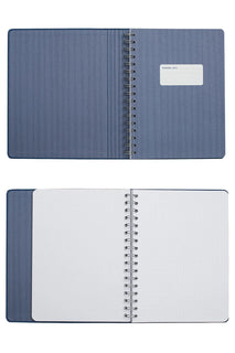 Kierremuistikirja Victorias Journals 16x22cm/192s pistesivut, petrooli