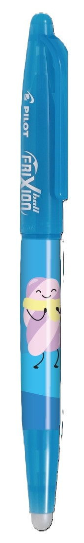 Valokuva tuotteesta Kuulakynä Pilot FriXion Ball Plus 0,7 vaahtokarkki sininen muste Sweet Paradise, kuuluu tuoteryhmään Kirjoituskynät säiliöt.