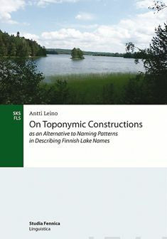 On toponymic constructions as an alternative to naming patterns in describing Finnish lake names