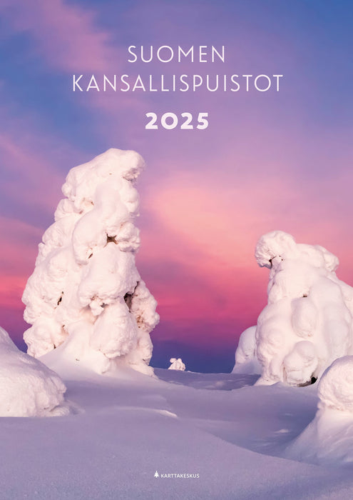 Suomen kansallispuistot 2025 seinäkalenteri