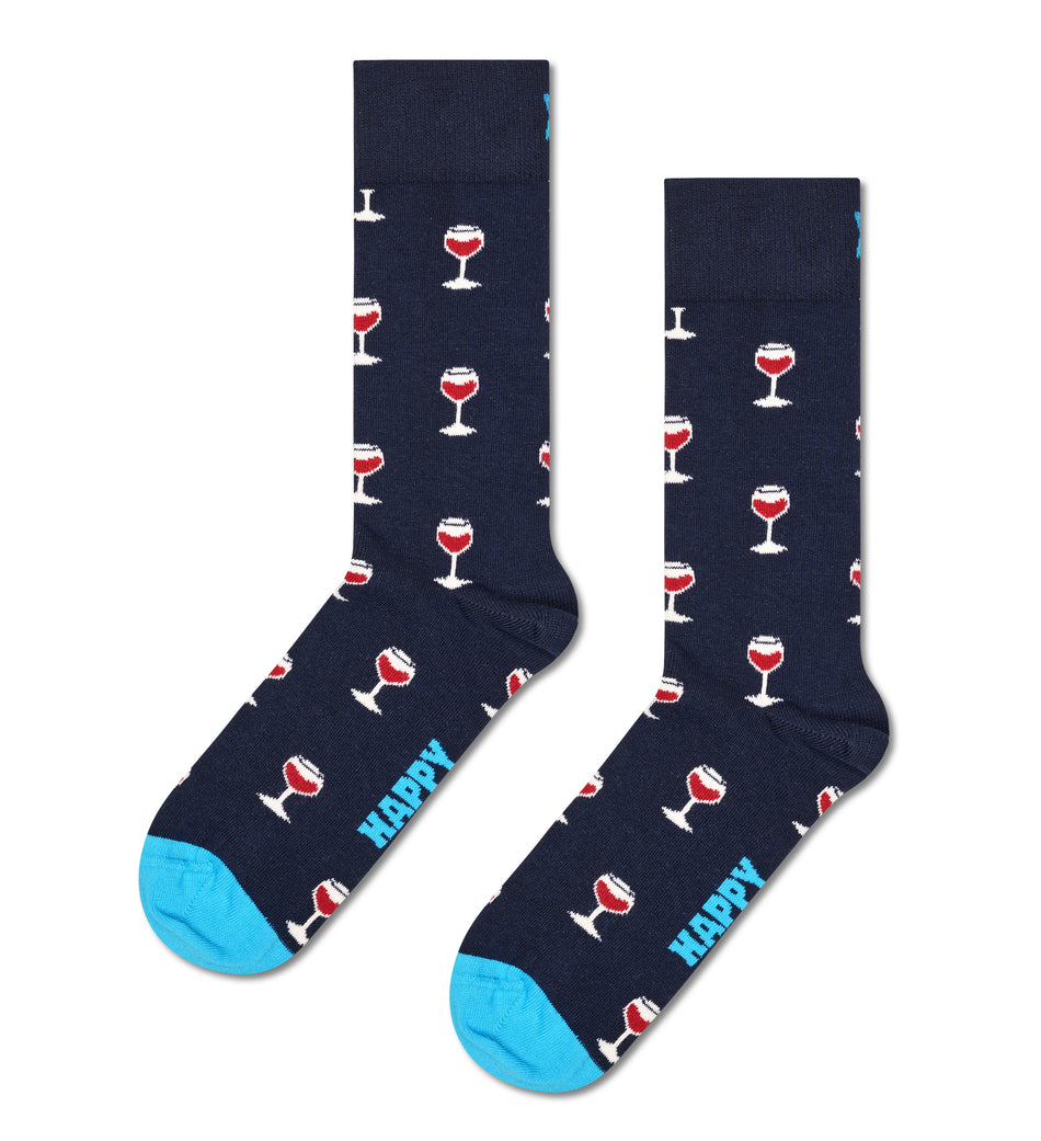 Valokuva tuotteesta Sukat Happy Socks Glass Of Wine 41-46, kuuluu tuoteryhmään Asut asusteet.