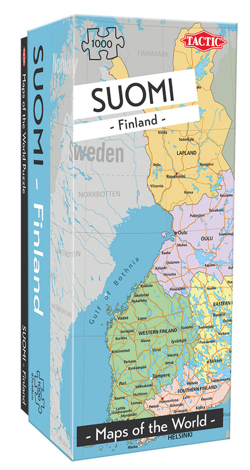 Palapeli 1000 palaa Maps of the World Suomi Finland