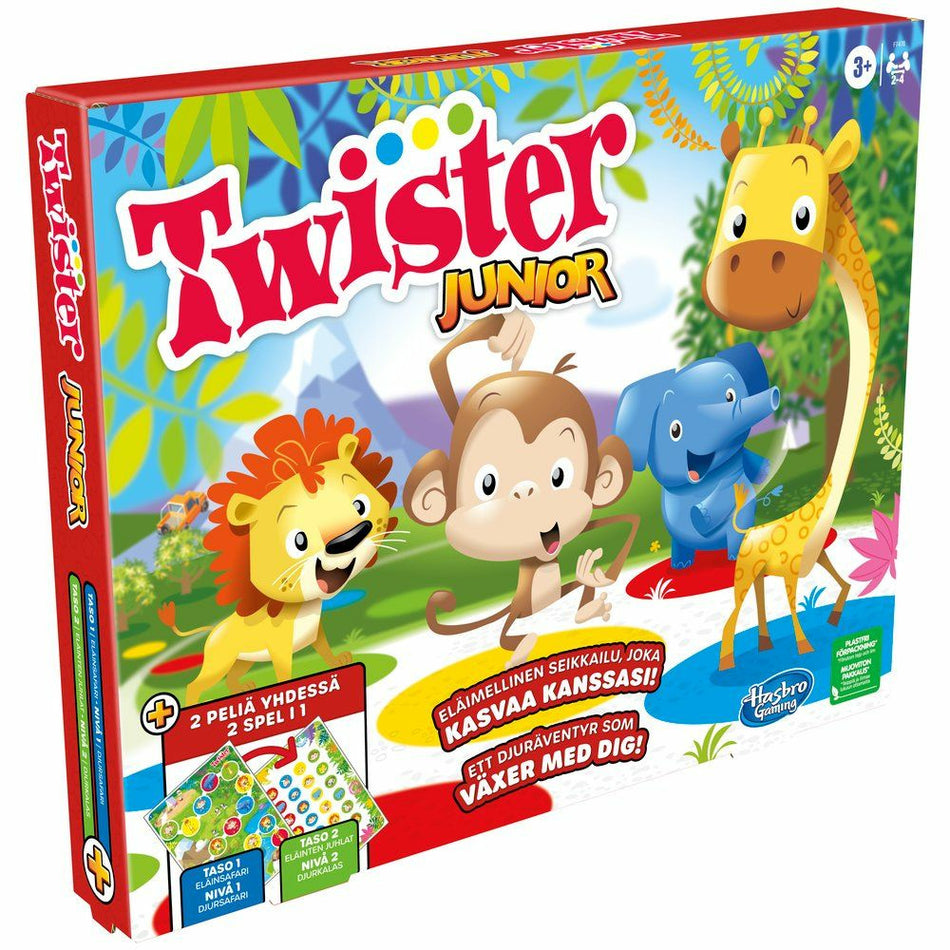 Valokuva tuotteesta Twister Junior plus -peli, kuuluu tuoteryhmään Lautapelit.