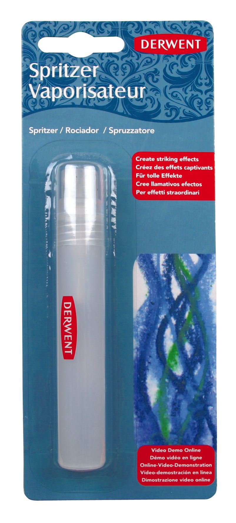 Valokuva tuotteesta Minisuihkepullo Derwent, kuuluu tuoteryhmään Taidetarvikkeet.