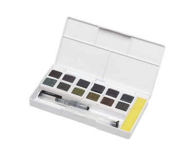 Akvarelliväri 12 kpl Derwent Graphitint Watercolor Paint Pan