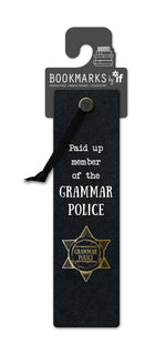 Kirjanmerkki Literary Grammar police