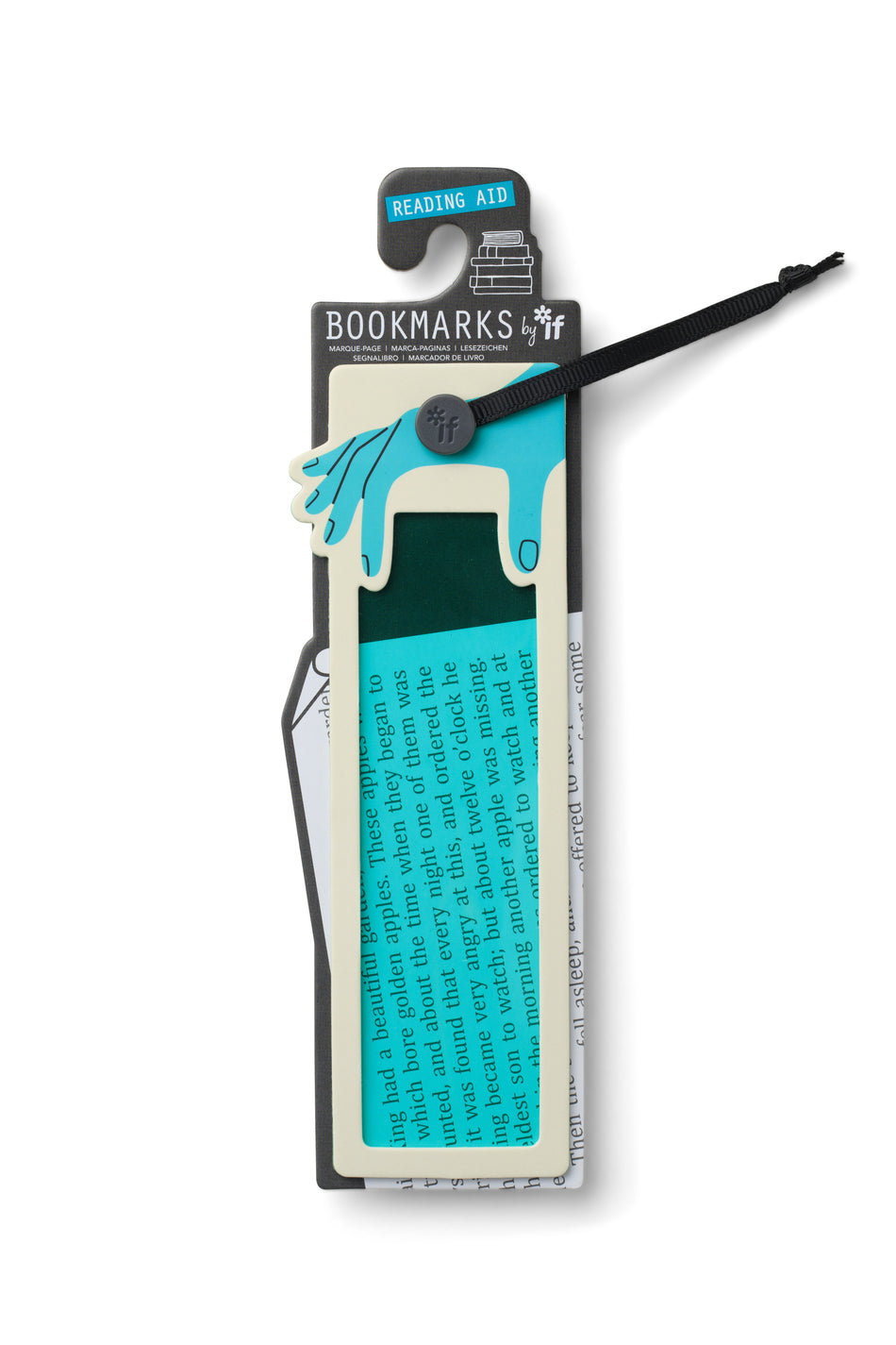 Valokuva tuotteesta Kirjanmerkki Lukuapu, vihreä Bookmarks by If, kuuluu tuoteryhmään Lahjatavarat.