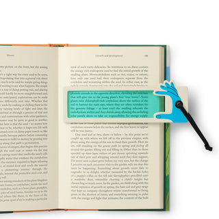 Kirjanmerkki Lukuapu, vihreä Bookmarks by If