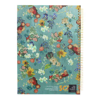 Kierremuistikirja A4 Van Gogh Vincent's flowers