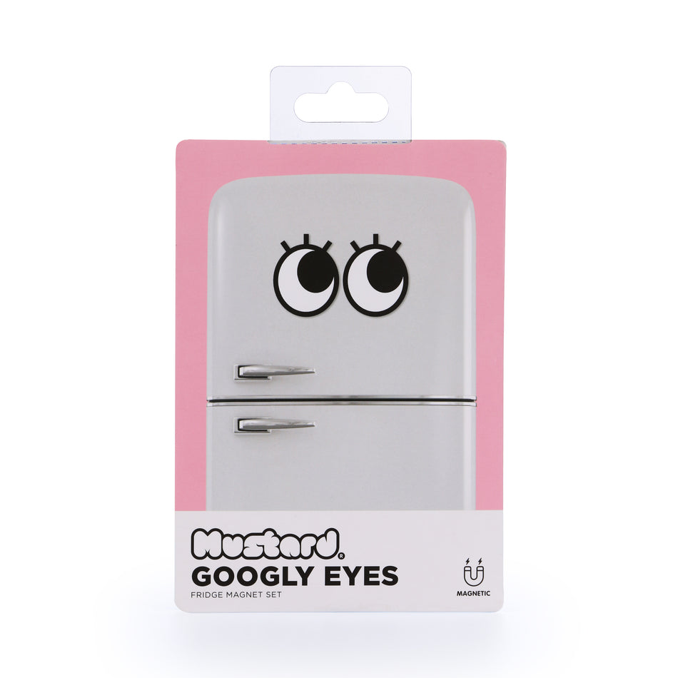Valokuva tuotteesta Magneetti Mustard Googly Eyes Lashes, kuuluu tuoteryhmään Sesonkituotteet.
