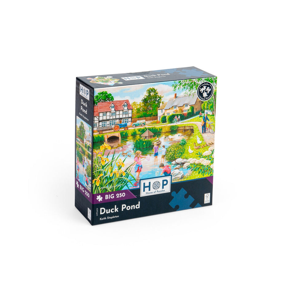 Valokuva tuotteesta Palapeli 250 palaa BIG Duck Pond House of Puzzle isopalainen, kuuluu tuoteryhmään Palapelit.